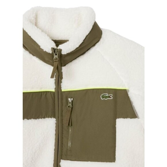 Lacoste Soft Sherpa Fleece Jacket - NWT - Picture 2 of 5